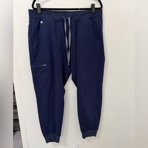 Women’s navy blue figs jogger scrub pants